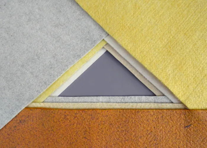 Needle felt for dust collector filter bags